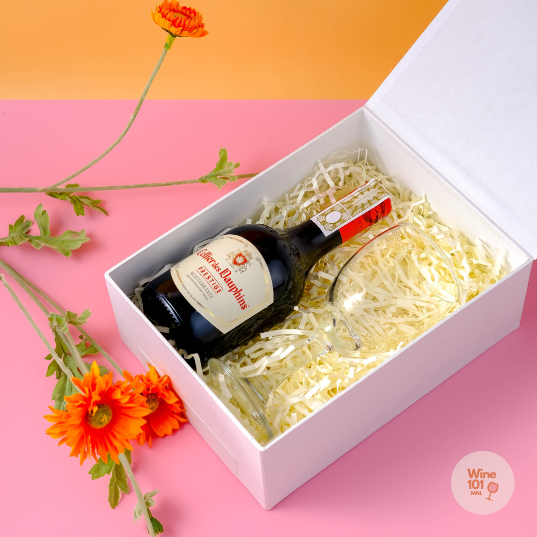Provence Gift Set (1 Mini Wine + 1 Mini Wine Glass)
