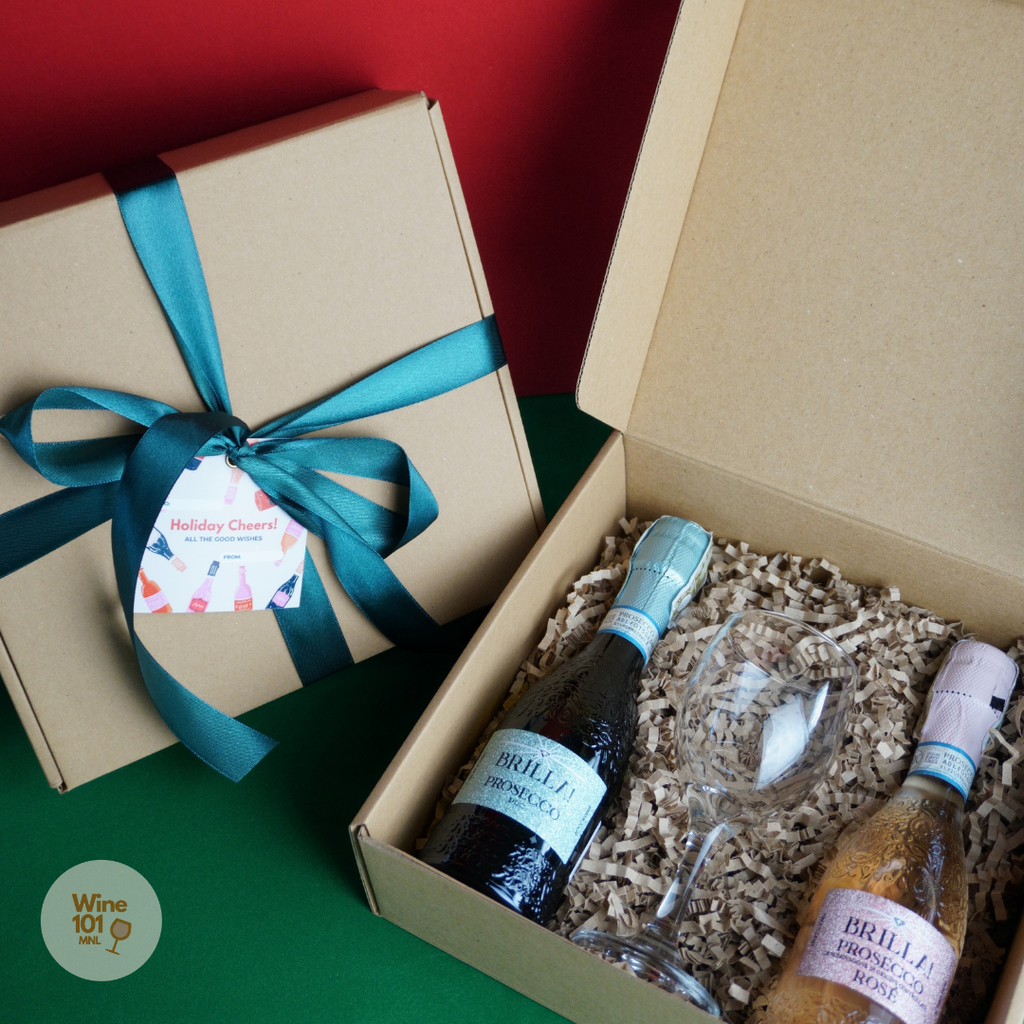 Veneto Gift Set (2 Brilla! Mini Wines + 1 Mini Wine Glass)